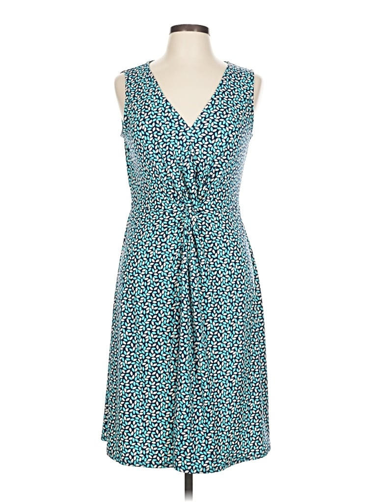 Pre-owned Leota Casual Dress In Blue