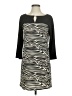Armani Exchange Animal Print Black Casual Dress Size 4 - photo 1