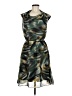 Karin Stevens 100% Polyester Camo Green Casual Dress Size 8 - photo 1