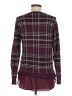 Torrid 100% Cotton Plaid Burgundy Pullover Sweater Size Med Plus (00) - photo 2