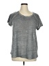 Dantelle 100% Polyester Metallic Gray Short Sleeve Top Size 1X - photo 1