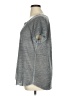 Dantelle 100% Polyester Metallic Gray Short Sleeve Top Size 1X - photo 5