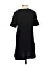 Zara Solid Black Casual Dress Size S - photo 2