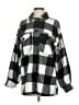 Forever 21 Checkered-gingham Gray Black Coat Size S - photo 1