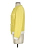 Zara Basic 100% Acetate Tweed Yellow Jacket Size XS - photo 5