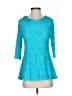 Assorted Brands Teal 3/4 Sleeve Top Size XS - photo 1