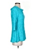 Assorted Brands Teal 3/4 Sleeve Top Size XS - photo 4