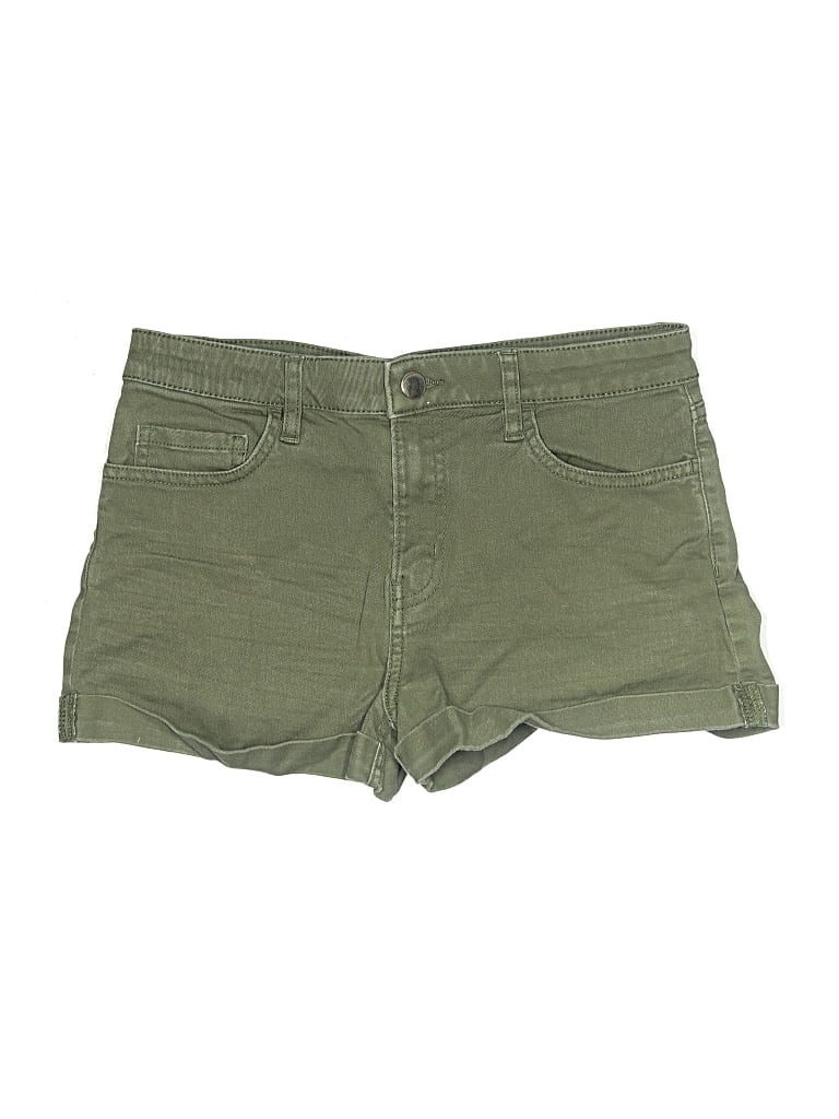 Pre-owned H&m Khaki Shorts In Green
