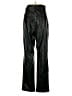 Babaton 100% Polyester Black Faux Leather Pants Size 4 - photo 2