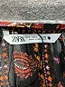 Zara Paisley Black Casual Dress Size L - photo 6