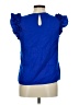 Shein Blue Short Sleeve Top Size 6 - photo 2