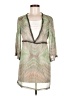 CAbi 100% Polyester Green Long Sleeve Blouse Size M - photo 1