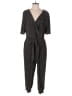 Torrid Stripes Gold Gray Jumpsuit Size Lg Plus (0) - photo 1