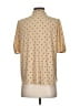 Ann Taylor Polka Dots Gold Short Sleeve Blouse Size XS - photo 2