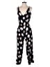 Ann Taylor LOFT Graphic Black Jumpsuit Size XS - photo 1