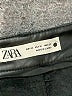 Zara Black Faux Leather Pants Size 10 - photo 4