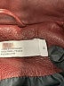 IRO 100% Leather Solid Burgundy Blue Leather Jacket Size 19w - photo 4