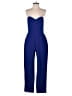 Adelyn Rae Solid Blue Jumpsuit Size M - photo 1