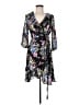 Milly 100% Silk Floral Black Cocktail Dress Size 8 - photo 1