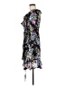 Milly 100% Silk Floral Black Cocktail Dress Size 8 - photo 5