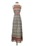 THML 100% Rayon Print Gray Casual Dress Size XS - photo 1