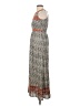 THML 100% Rayon Print Gray Casual Dress Size XS - photo 5