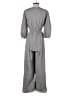 Piper & Scoot 100% Polyester Checkered-gingham Gray Jumpsuit Size M - photo 2