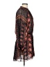 Zara Paisley Black Casual Dress Size L - photo 4
