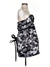 BCBGMAXAZRIA 100% Polyester Graphic Gray Cocktail Dress Size 4 - photo 4