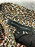 Banana Republic 100% Polyester Animal Print Brown Long Sleeve Blouse Size M - photo 7