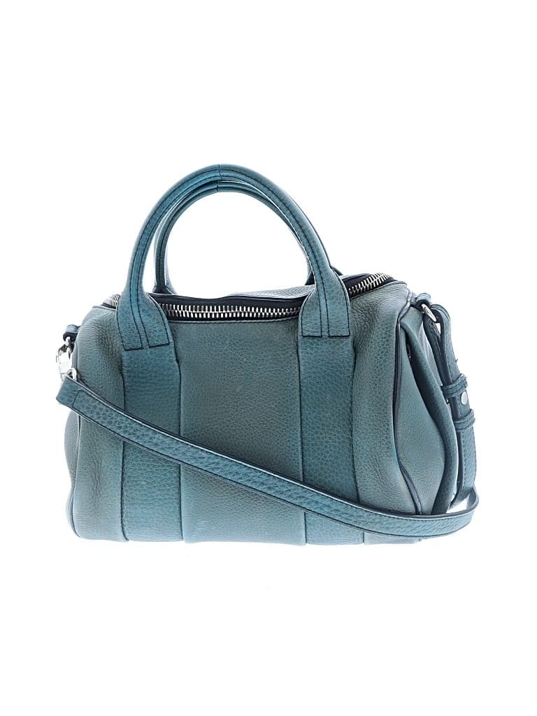 Pre-owned Alexander Wang Leather Satchel In Blue