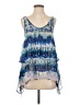 Rock & Republic 100% Polyester Blue Sleeveless Blouse Size S - photo 1