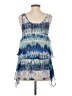 Rock & Republic 100% Polyester Blue Sleeveless Blouse Size S - photo 2