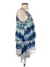 Rock & Republic 100% Polyester Blue Sleeveless Blouse Size S - photo 4