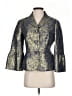 Moschino Cheap And Chic Print Gold Purple Blazer Size 0 - photo 1