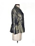 Moschino Cheap And Chic Print Gold Purple Blazer Size 0 - photo 4