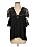 Jonathan Simkhai Black Short Sleeve Blouse Size 6 - photo 1