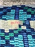 Echo Print Blue Casual Dress Size L - photo 6