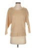 Sparkle & Fade Metallic Tan Pullover Sweater Size M - photo 1