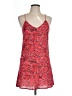 IRO 100% Viscose Paisley Red Cocktail Dress Size 19w - photo 1