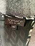 Topshop 100% Polyester Argyle Black Cocktail Dress Size 4 - photo 7