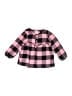 Carter's 100% Cotton Checkered-gingham Pink Long Sleeve Blouse 12-18 MO / 18 MO - photo 1