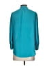 Moulinette Soeurs 100% Polyester Teal 3/4 Sleeve Blouse Size 4 - photo 2