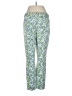 Gap Print Blue Active Pants Size 6 - photo 2