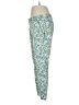 Gap Print Blue Active Pants Size 6 - photo 5