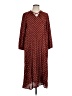 Roolee 100% Polyester Polka Dots Burgundy Casual Dress Size L - photo 1