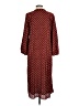 Roolee 100% Polyester Polka Dots Burgundy Casual Dress Size L - photo 2