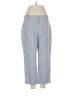 Talbots Chevron-herringbone Blue Casual Pants Size 8 - photo 1