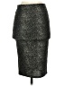 Necessary Objects Tweed Gray Black Formal Skirt Size S - photo 2