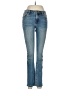 7 For All Mankind Hearts Blue Jeans Size 7 - photo 1